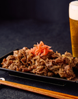 【父の日特集・メッセージカード付・送料込】焼肉ジャンボはなれ:黒毛和牛の牛丼 (200g入 2パック)